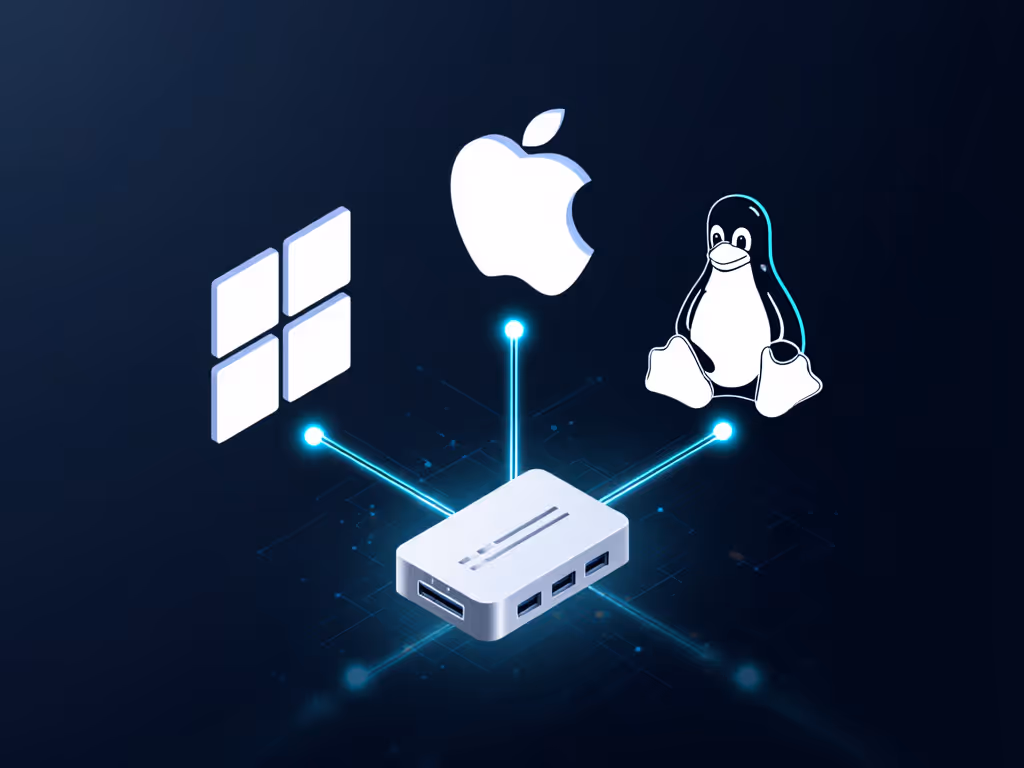 cross-os_compatibility_matrix_showing_windows_macos_and_linux_icons_connected_to_a_single_dock