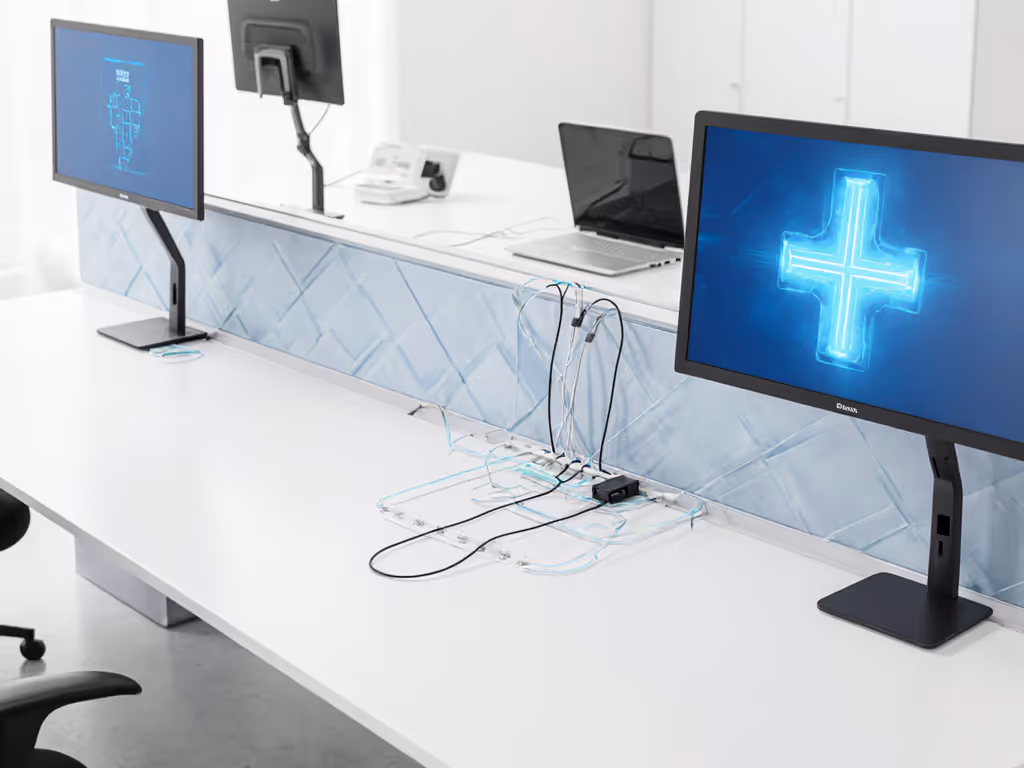 healthcare_workstation_with_privacy_screen_and_organized_cables