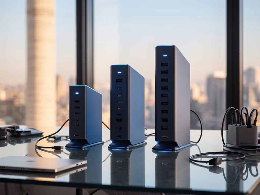 Space-Saving Dock Comparison: Standardized Vertical Stations