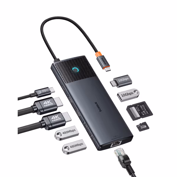 Baseus 10-in-1 Dual Monitor Docking Station